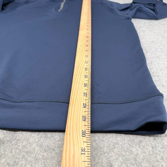 Men's Navy Blue Hoodie - Picture 7 of 8